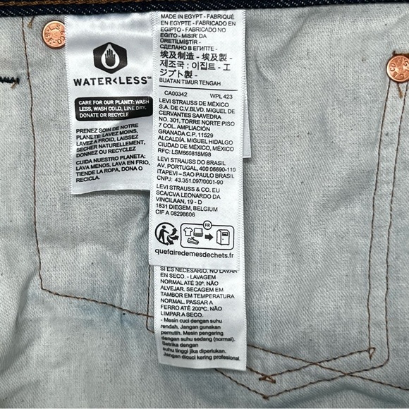 NWOT Levi’s Men’s 501 Original Shrink to Fit Jeans Button Fly Size 40W X 34L - Picture 7 of 13